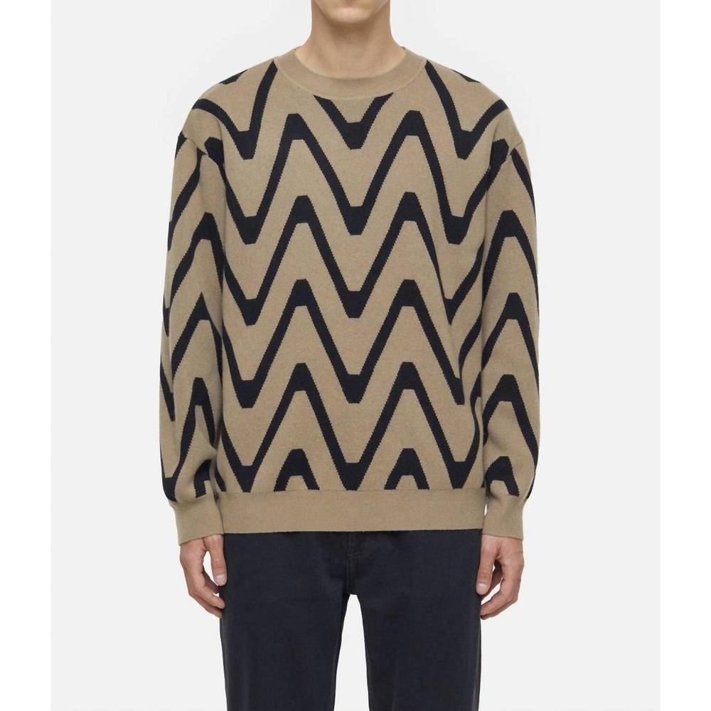 NEW CLOSED cashmere mix sweater in taupe/beige/black